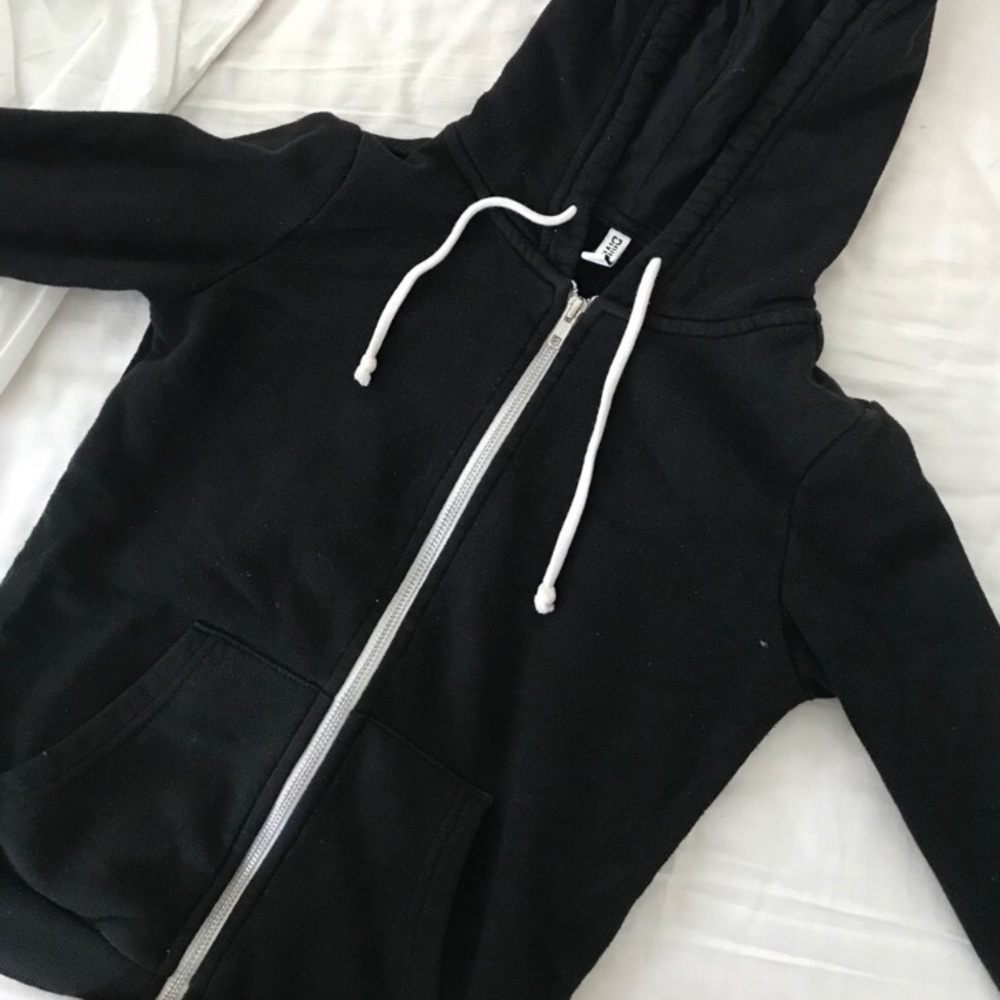 black hoodie